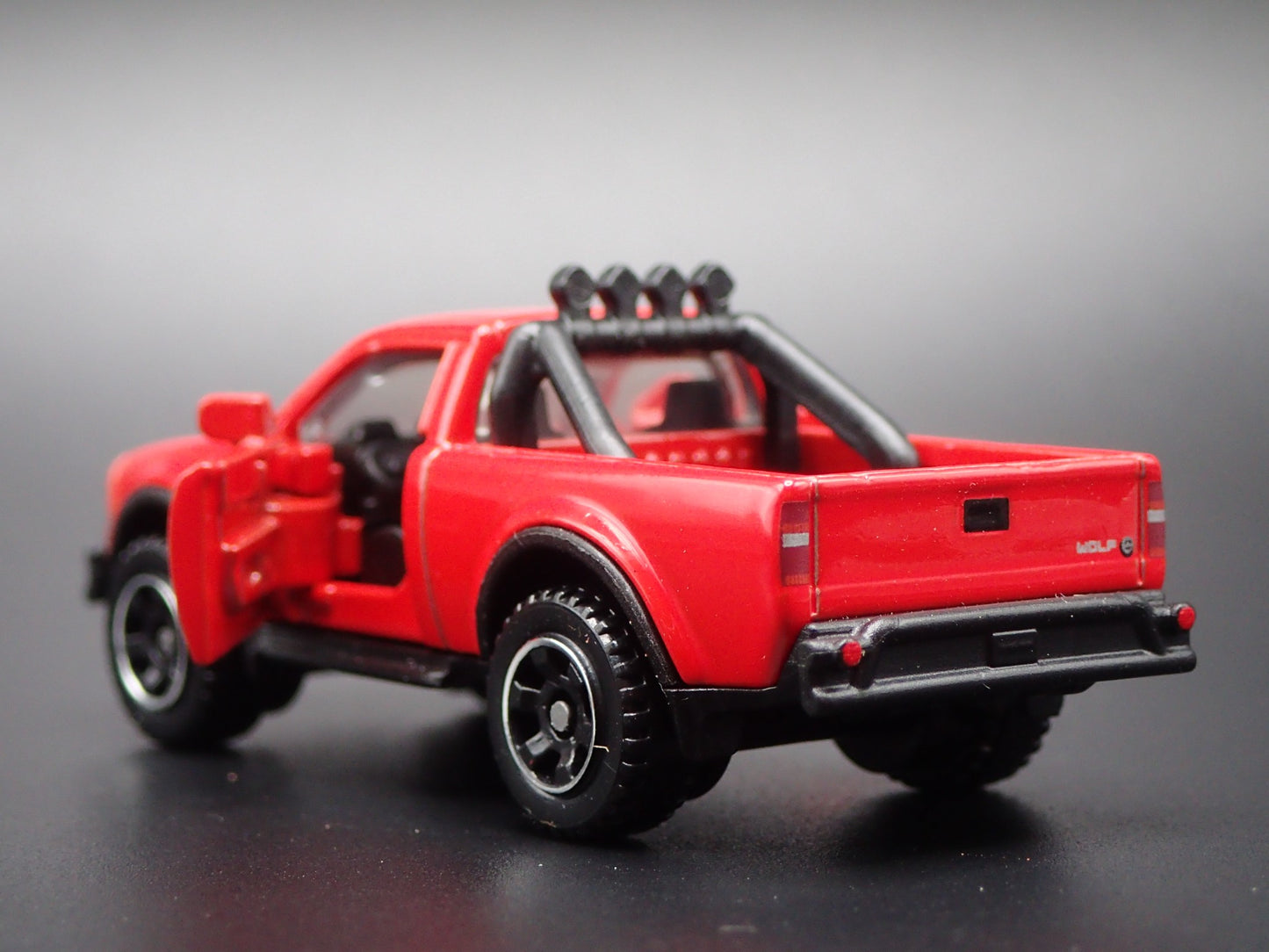 ALPHA WOLF EV ELECTRIC TRUCK RED 1:64 SCALE COLLECTIBLE DIECAST MODEL CAR