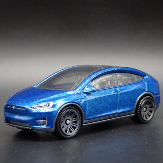 2016-2025 TESLA MODEL X SUV BLUE 1:64 SCALE COLLECTIBLE DIECAST MODEL CAR