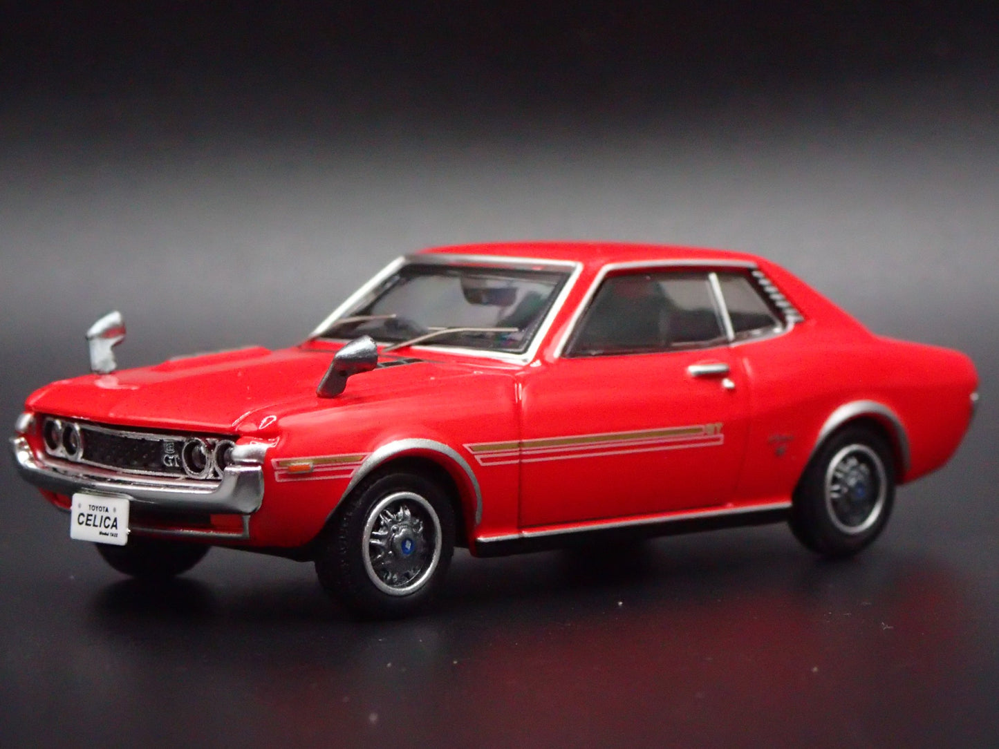 1970 70 TOYOTA CELICA 1600GTV TA22 RARE 1:64 SCALE DIORAMA DIECAST MODEL CAR