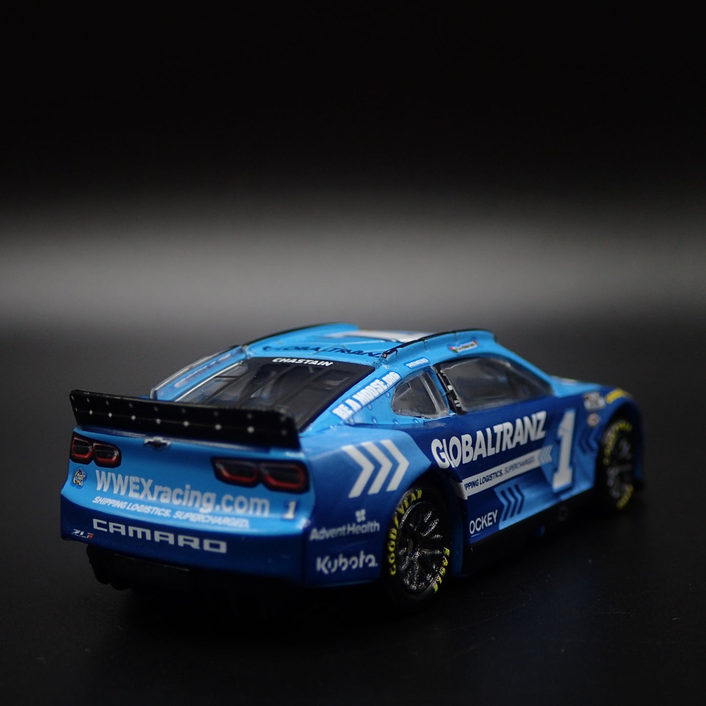 2023 CHEVY CAMARO ZL1 1 ROSS CHASTAIN GLOBALTRANZ NASCAR 1:64 DIECAST MODEL CAR
