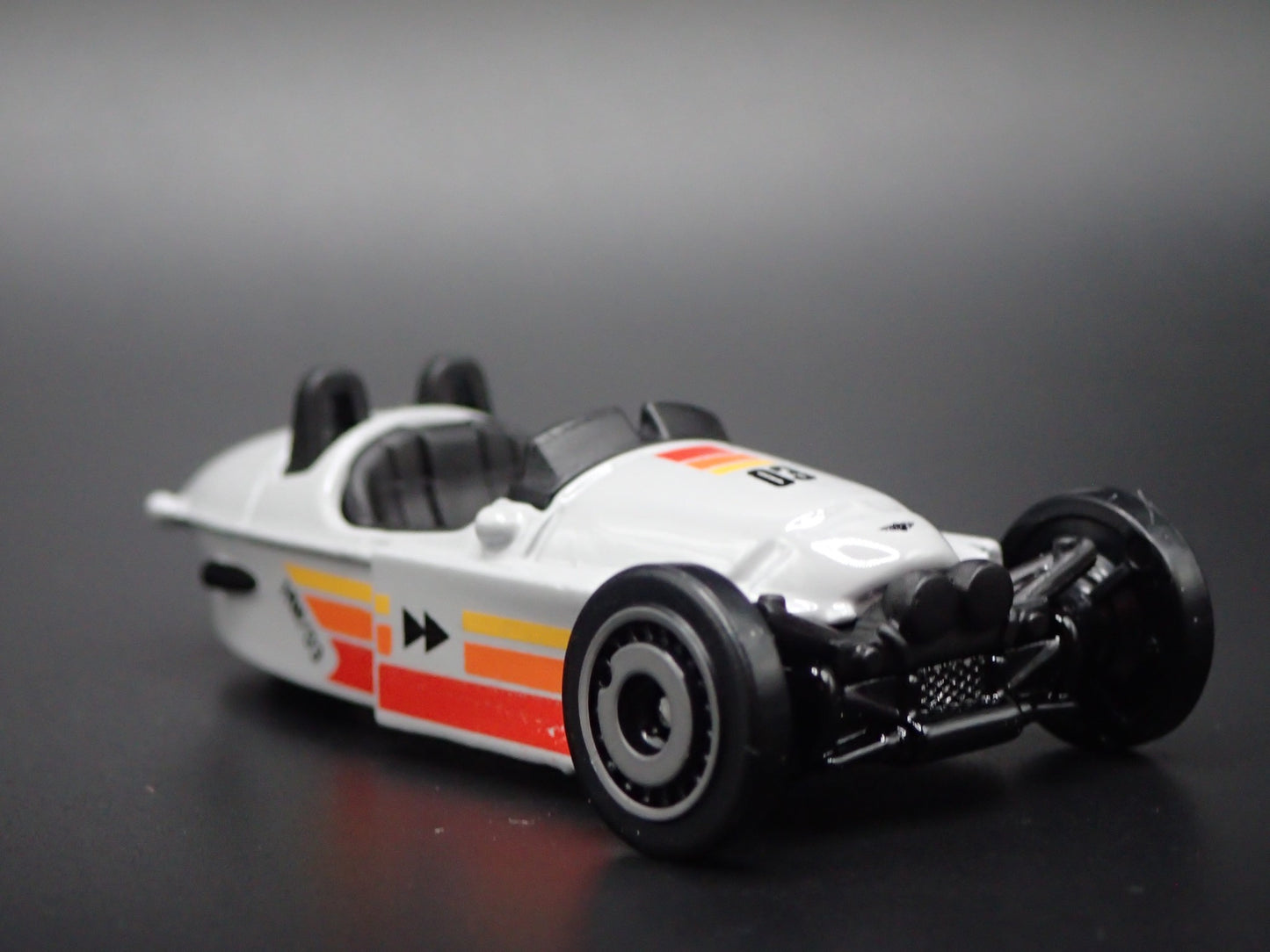 2022-2026 MORGAN SUPER 3 GRAY 1:64 SCALE COLLECTIBLE DIORAMA DIECAST MODEL CAR