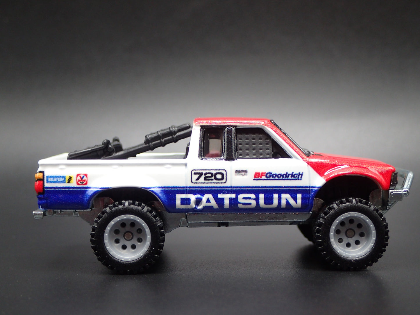DATSUN PICKUP TRUCK BFGOODRICH 4X4 OFF ROAD TROPHY 1:64 SCALE DIECAST MODEL CAR