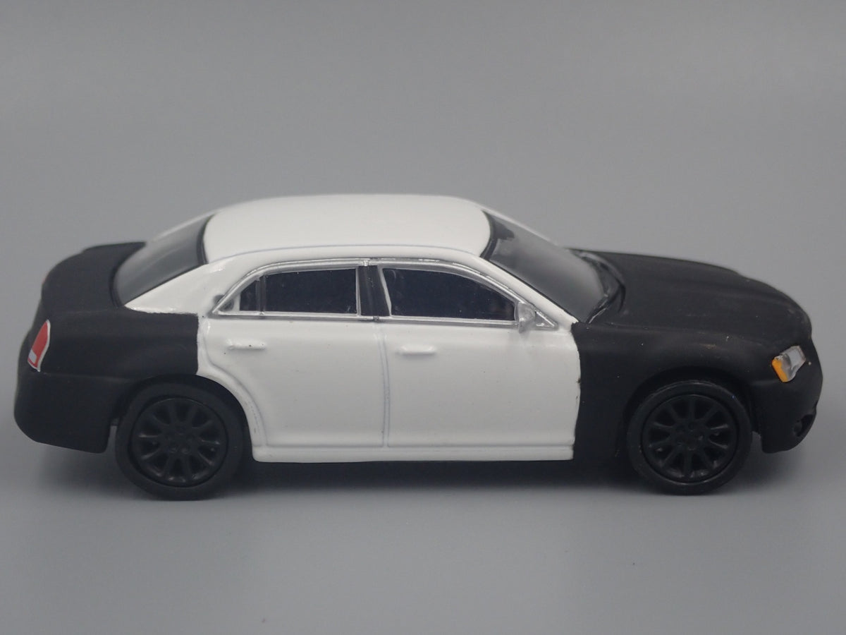 2013 13 CHRYSLER 300C SPY CAR RARE 1/64 SCALE COLLECTIBLE DIECAST MODEL CAR-Burning Rubber Toy Company
