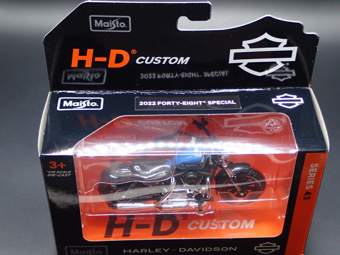 2022 FORTY EIGHT SPECIAL HARLEY DAVIDSON MOTORCYCLE MAISTO SERIES 43 1/18 MODEL