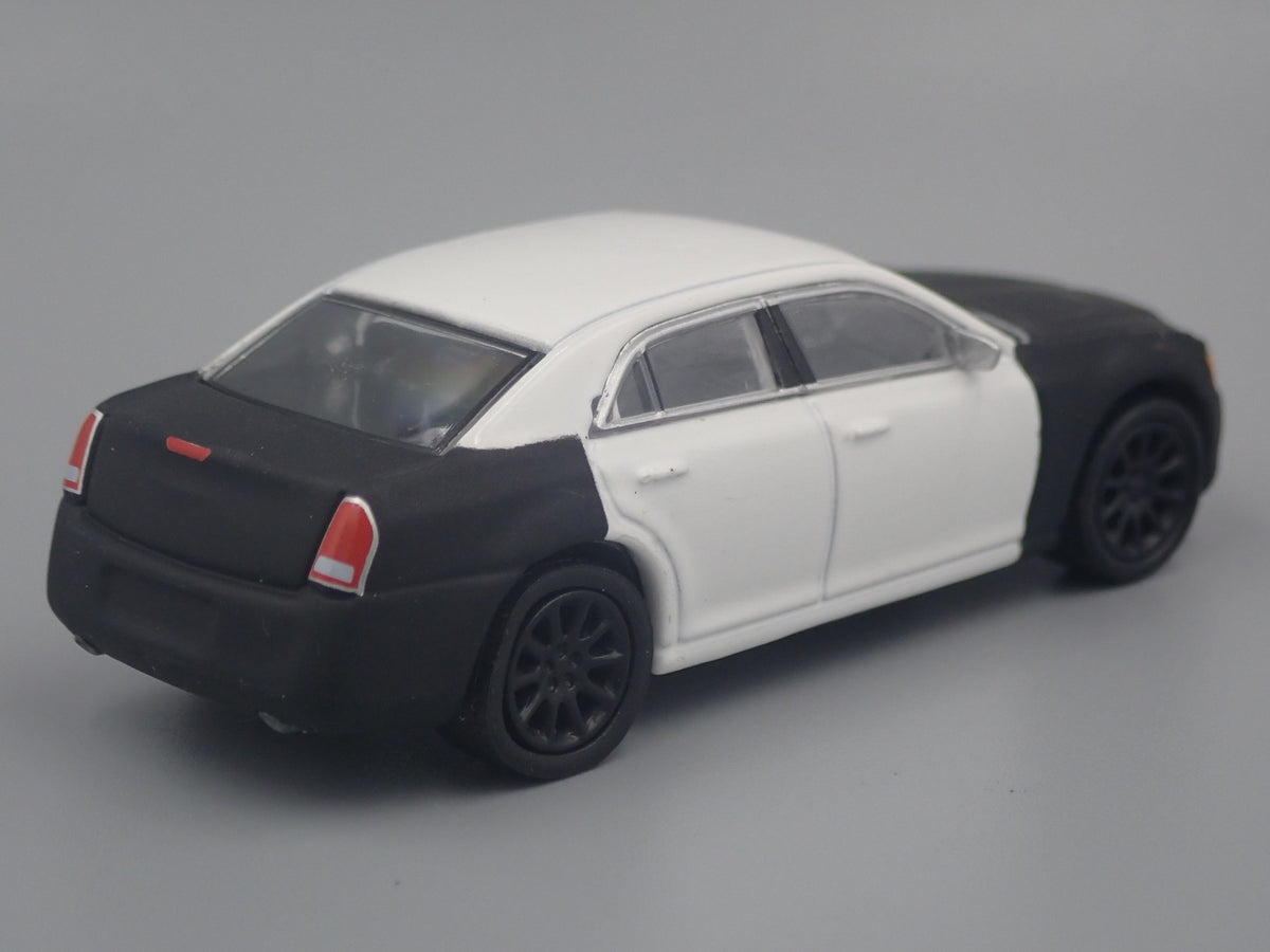 2013 13 CHRYSLER 300C SPY CAR RARE 1/64 SCALE COLLECTIBLE DIECAST MODEL CAR-Burning Rubber Toy Company