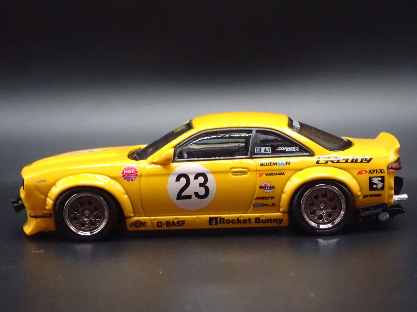 NISSAN SILVIA S14 ROCKET BUNNY BOSS SEMA 2015 JDM 1:64 SCALE DIECAST MODEL CAR