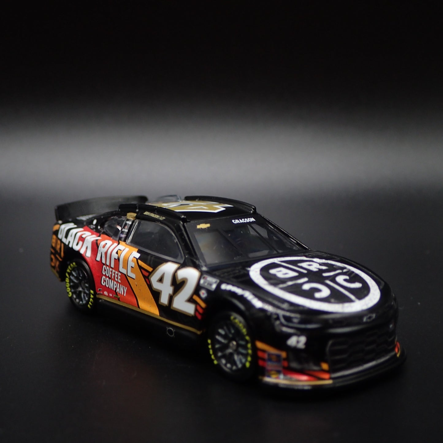 2023 CHEVY CAMARO ZL1 42 NOAH GRAGSON BLACK RIFLE COFFEE NASCAR 1:64 DIECAST CAR