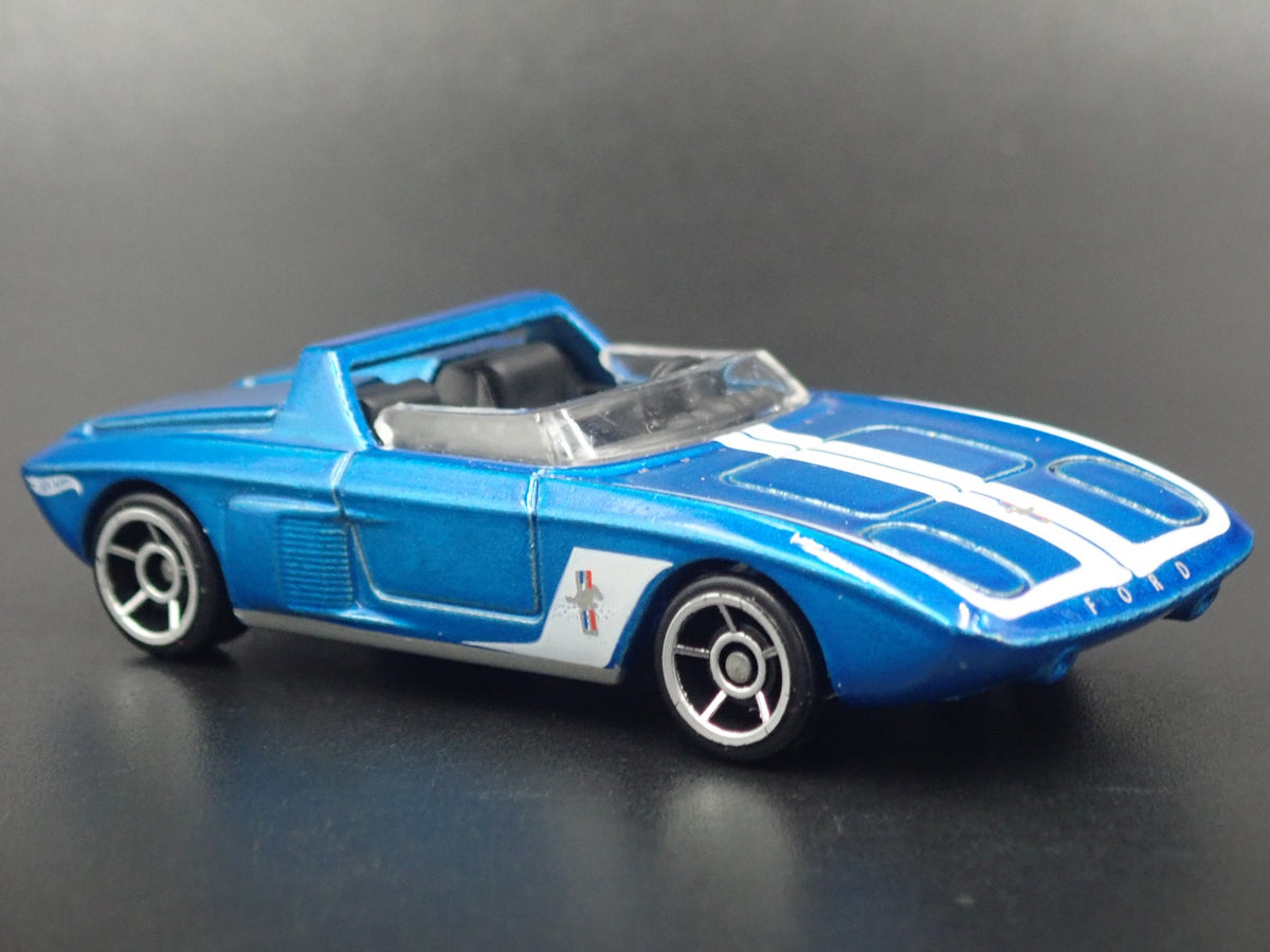 1962 FORD MUSTANG CONCEPT RARE 1:64 SCALE COLLECTIBLE DIORAMA DIECAST MODEL CAR-Burning Rubber Toy Company