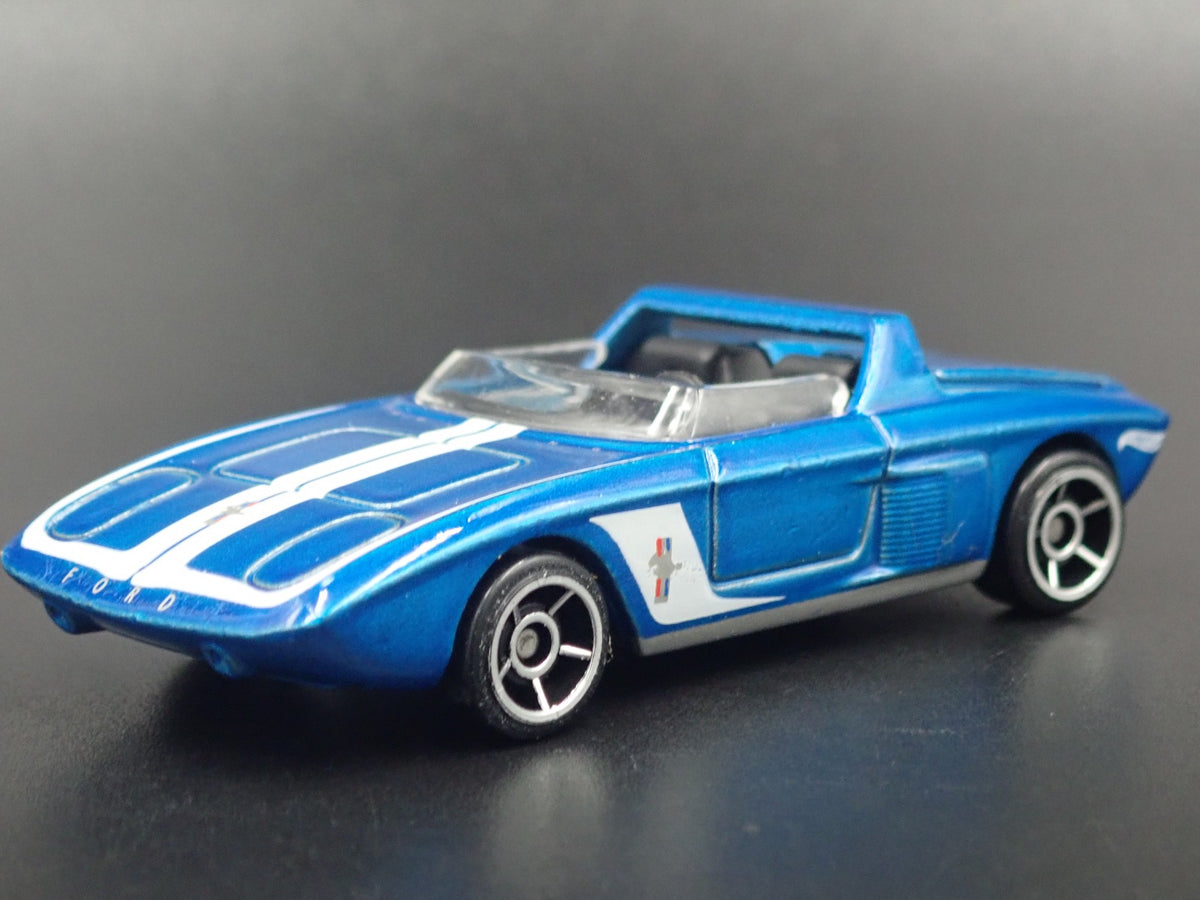 1962 FORD MUSTANG CONCEPT RARE 1:64 SCALE COLLECTIBLE DIORAMA DIECAST MODEL CAR-Burning Rubber Toy Company
