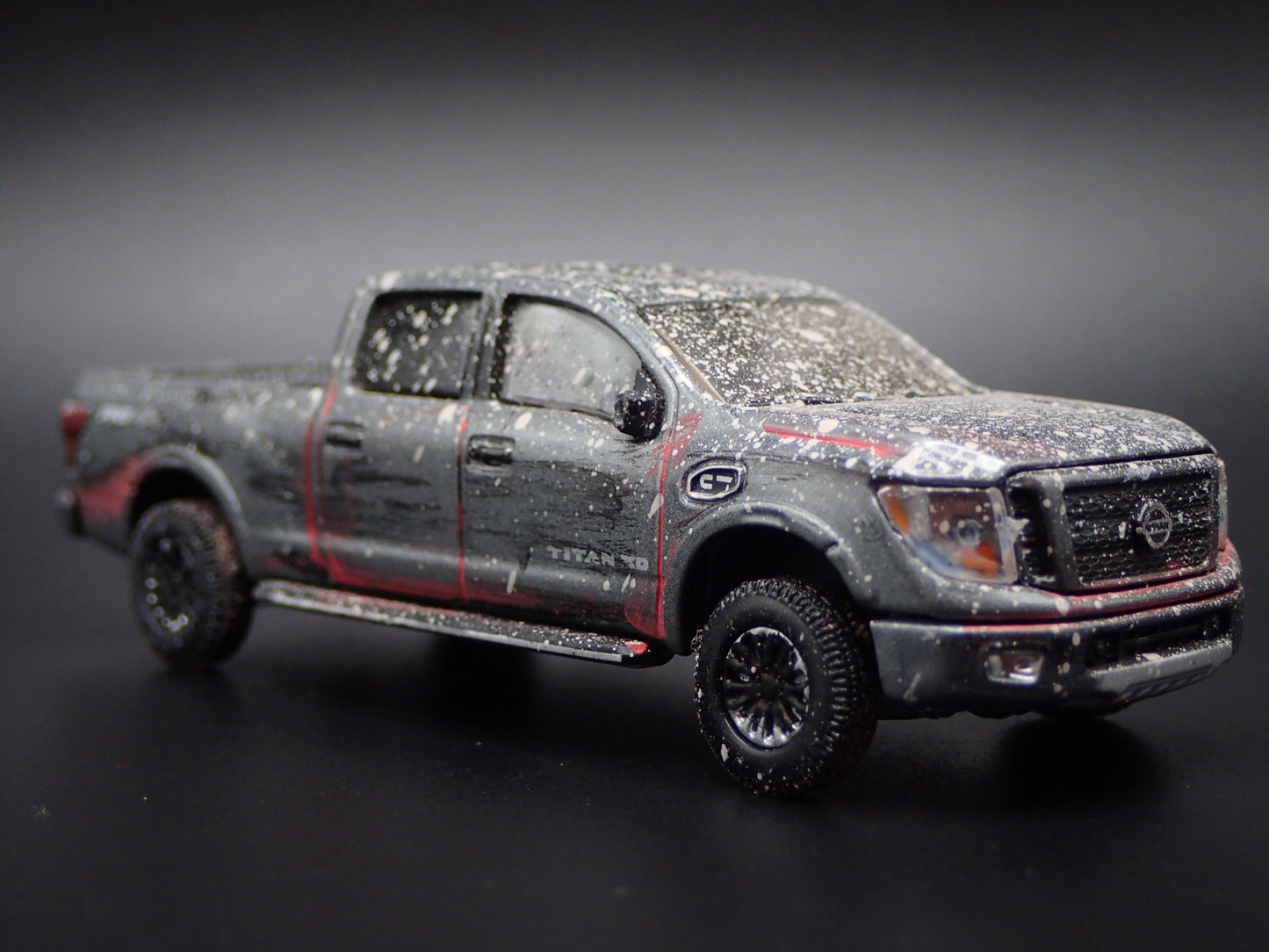 2016-2024 NISSAN TITAN XD PRO-4X PICKUP TRUCK HITCH 1:64 SCALE DIECAST MODEL CAR
