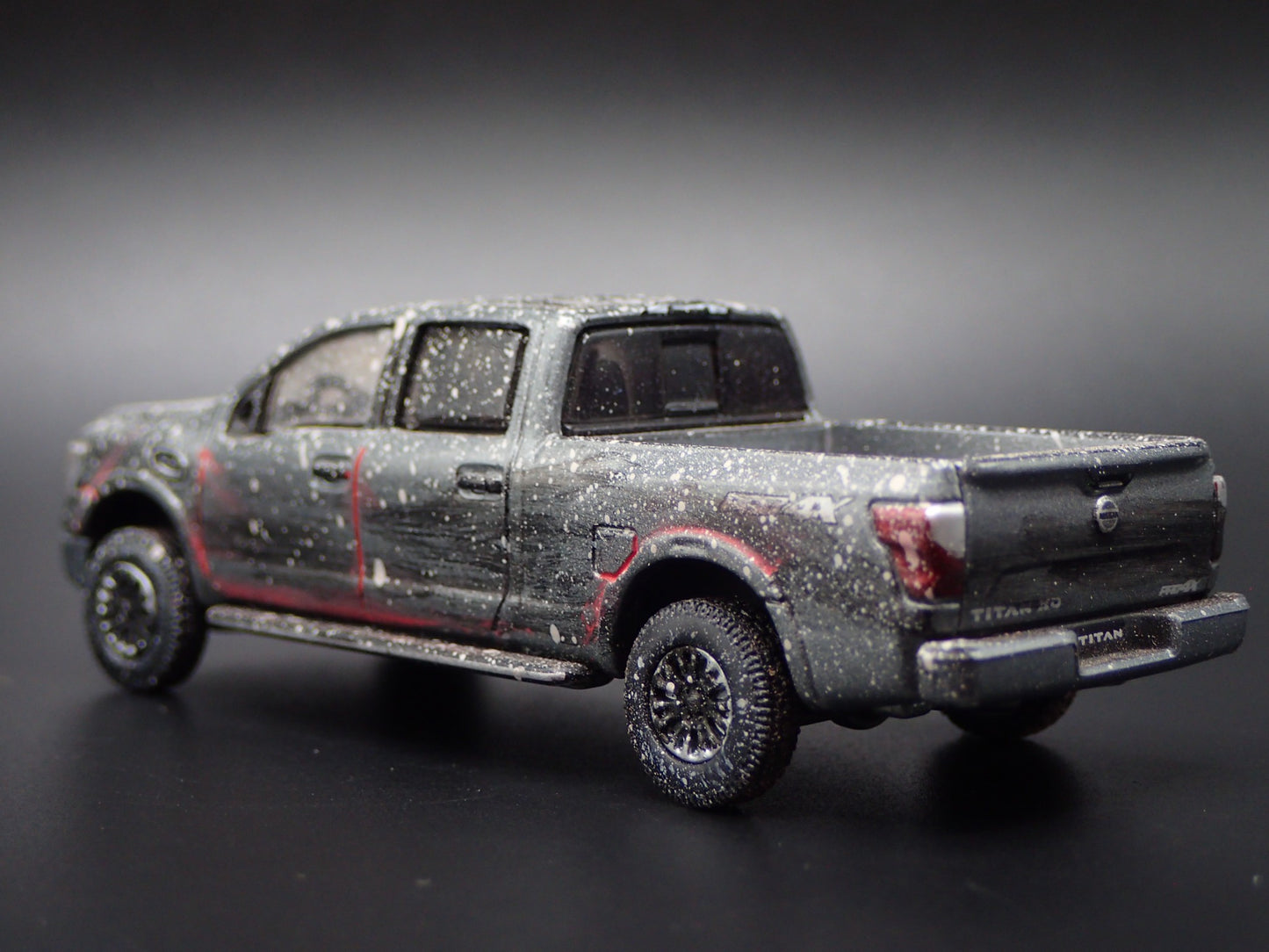 2016-2024 NISSAN TITAN XD PRO-4X PICKUP TRUCK HITCH 1:64 SCALE DIECAST MODEL CAR