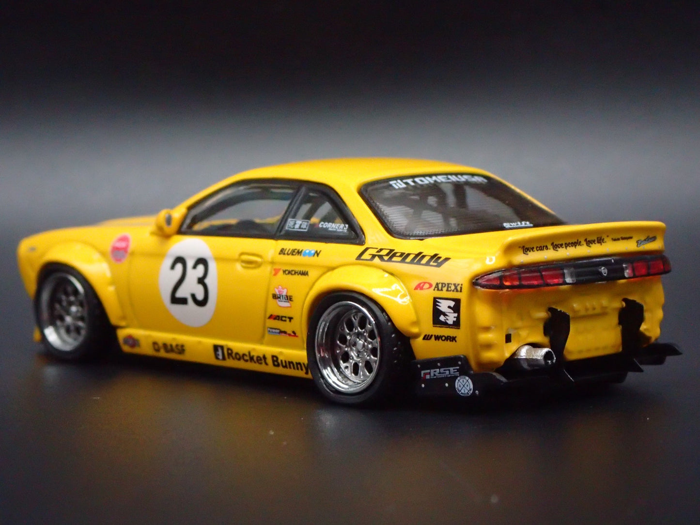 NISSAN SILVIA S14 ROCKET BUNNY BOSS SEMA 2015 JDM 1:64 SCALE DIECAST MODEL CAR