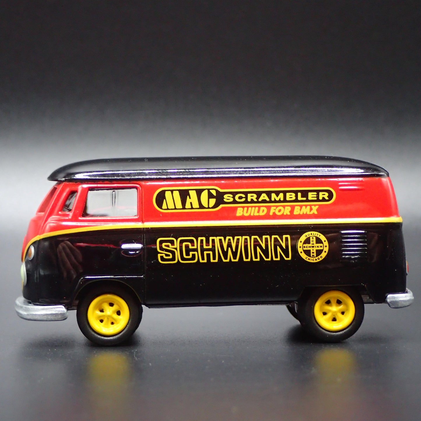 1950-1967 VW VOLKSWAGEN TYPE 2 T1 PANEL VAN SCHWINN 1:64 SCALE DIECAST MODEL CAR
