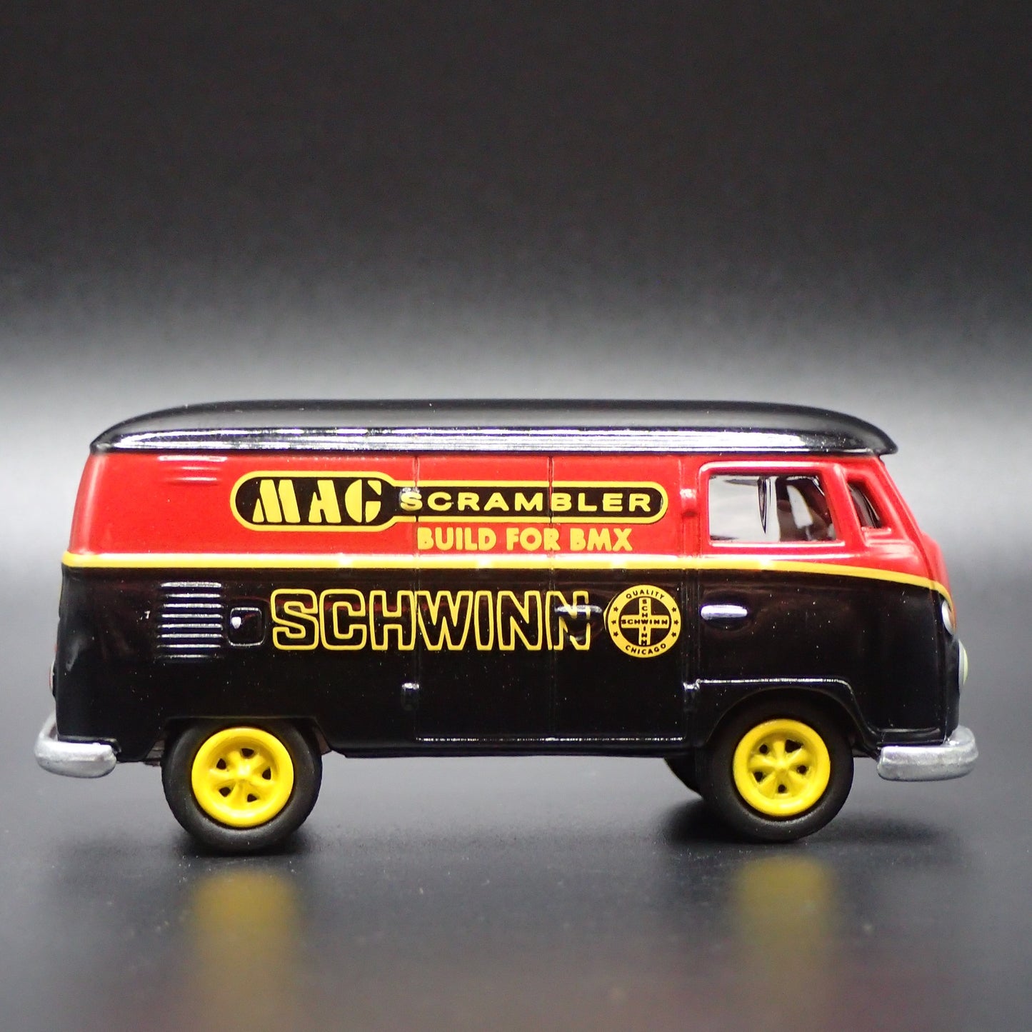 1950-1967 VW VOLKSWAGEN TYPE 2 T1 PANEL VAN SCHWINN 1:64 SCALE DIECAST MODEL CAR