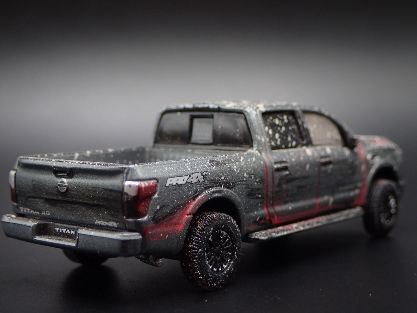 2016-2024 NISSAN TITAN XD PRO-4X PICKUP TRUCK HITCH 1:64 SCALE DIECAST MODEL CAR
