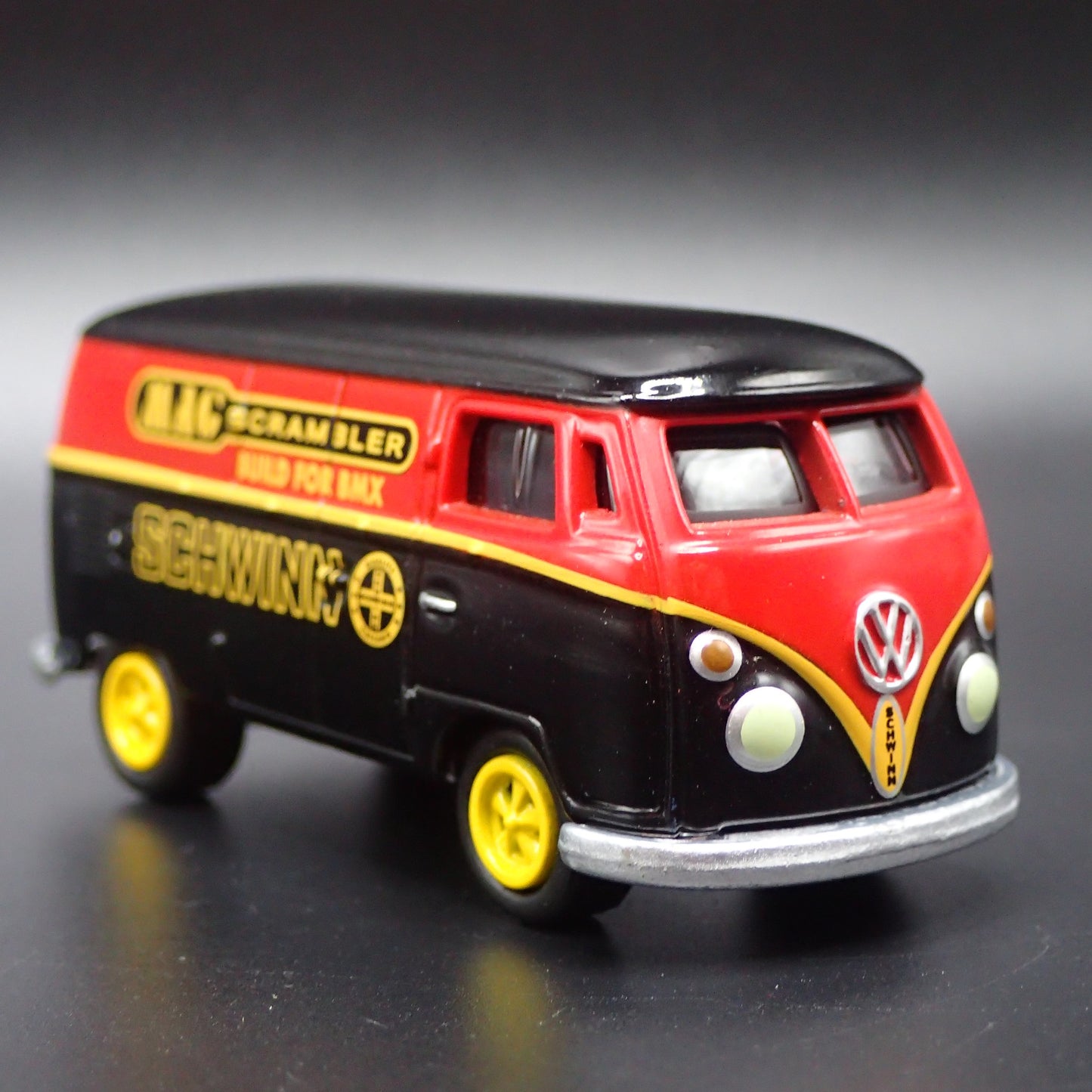 1950-1967 VW VOLKSWAGEN TYPE 2 T1 PANEL VAN SCHWINN 1:64 SCALE DIECAST MODEL CAR