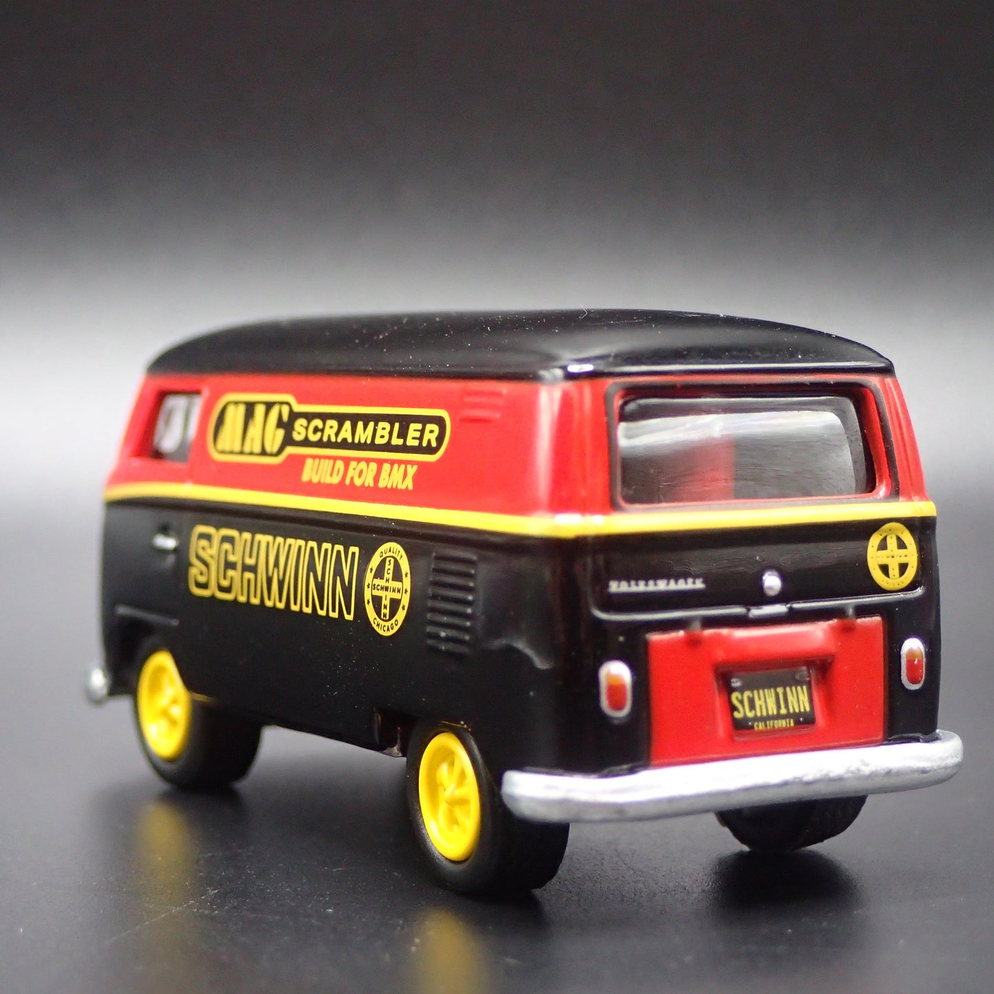 1950-1967 VW VOLKSWAGEN TYPE 2 T1 PANEL VAN SCHWINN 1:64 SCALE DIECAST MODEL CAR
