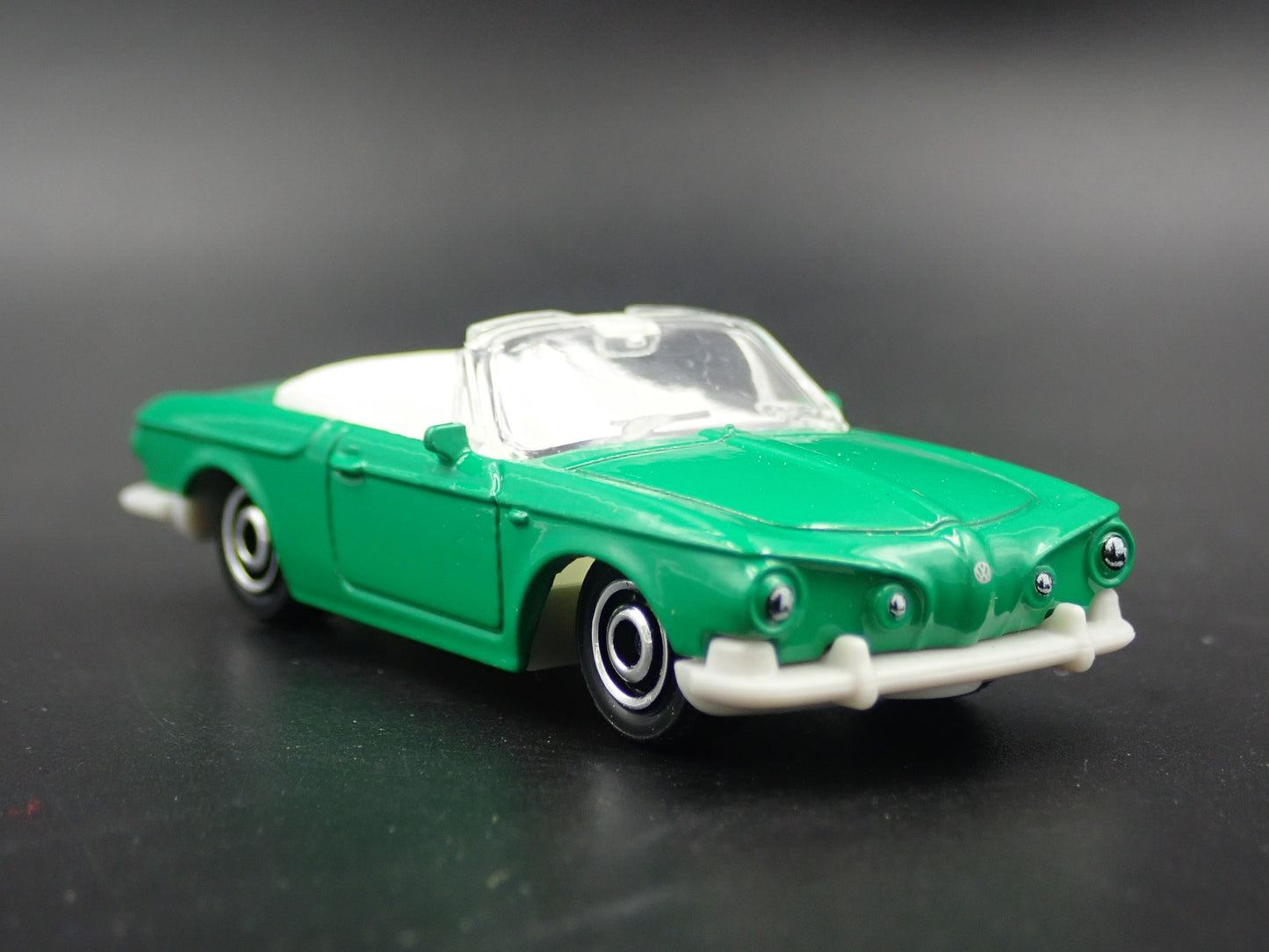 VW VOLKSWAGEN KARMANN GHIA CONVERTIBLE TYPE 34 GREEN 1:64 DIECAST MODEL CAR