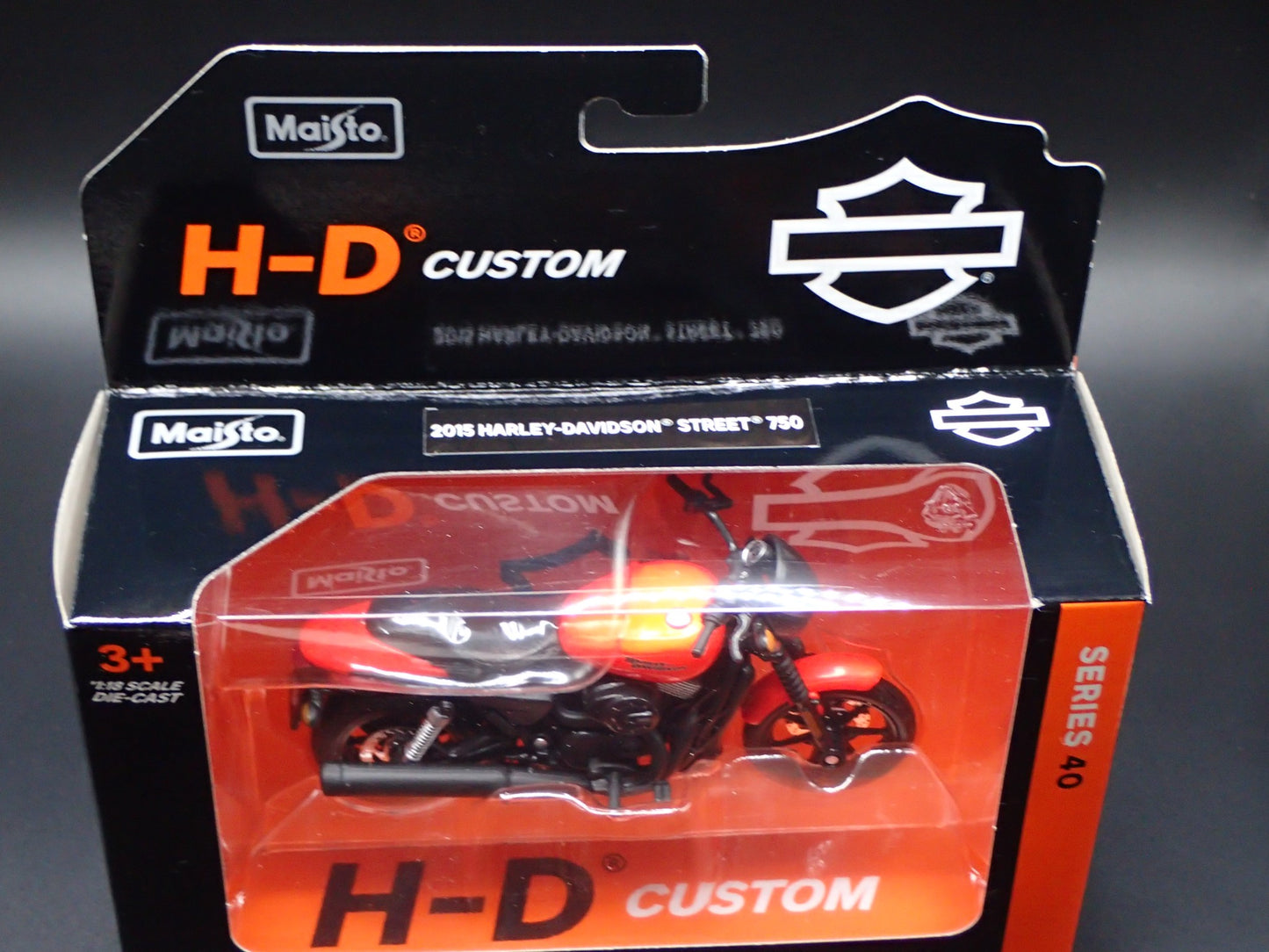 2015 15 STREET 750 HARLEY DAVIDSON MOTORCYCLE MAISTO SERIES 40 1/18 MODEL BIKE