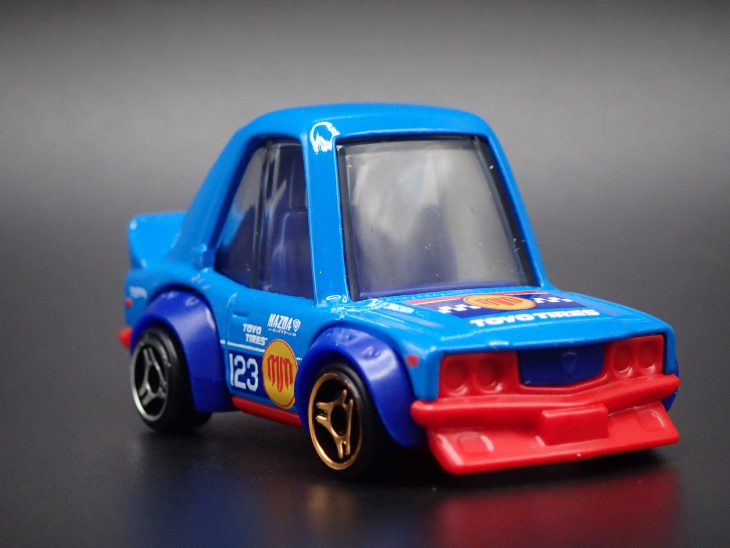 1971-1978 MAZDA RX3 TOONED 1:64 SCALE COLLECTIBLE DIORAMA DIECAST MODEL CAR