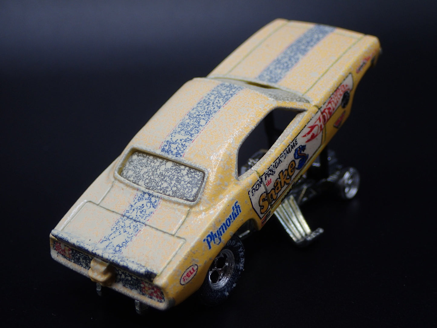 1972 PLYMOUTH CUDA  SNAKE DON PRUDHOMME HOT WHEELS 1:64 SCALE DIECAST MODEL CAR