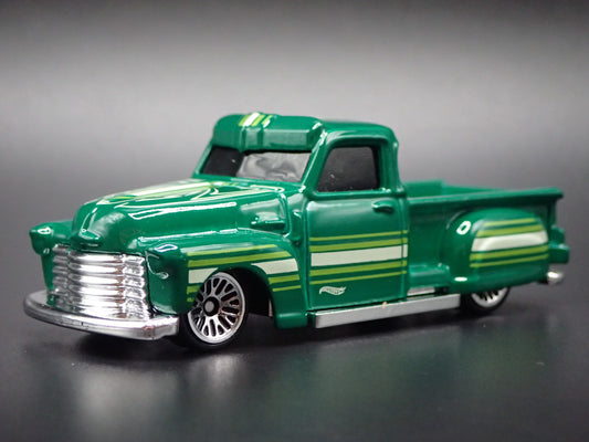 1947-1953 CHEVY CHEVROLET PICKUP TRUCK GREEN 1:64 SCALE DIECAST MODEL CAR