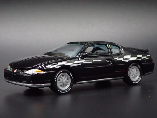 2000 CHEVY CHEVROLET MONTE CARLO SS BLACK 1:64 SCALE DIORAMA DIECAST MODEL CAR