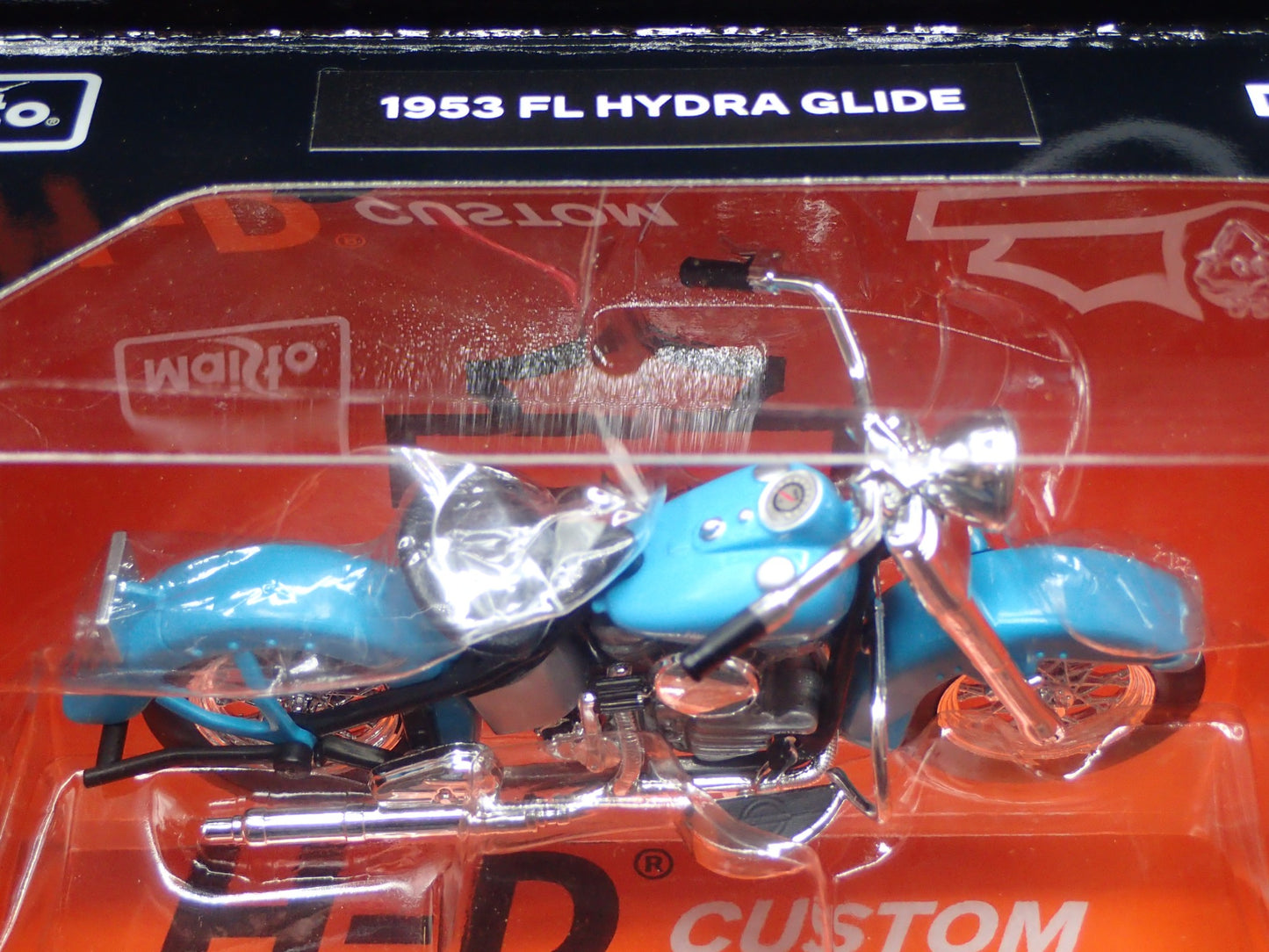 1953 53 FL HYDRA GLIDE HARLEY DAVIDSON MOTORCYCLE MAISTO SERIES 40 1/18 MODEL
