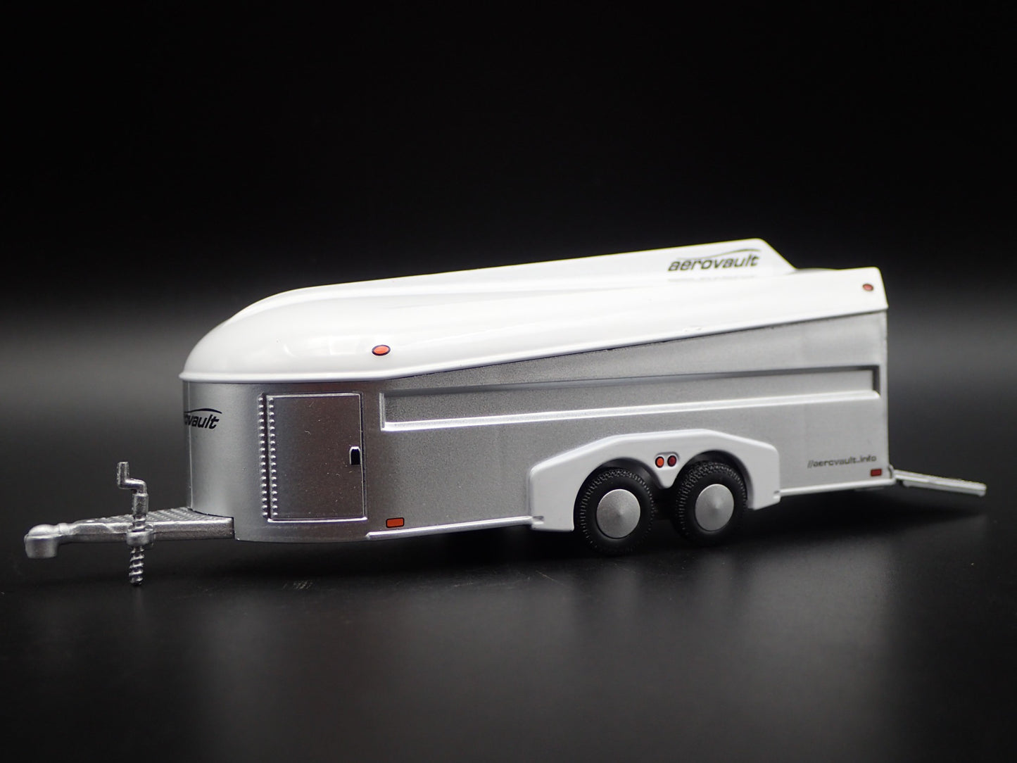 AEROVAULT MKII ENCLOSED CAR HAULER TRAILER OPENING DOOR 1:64 SCALE DIECAST MODEL