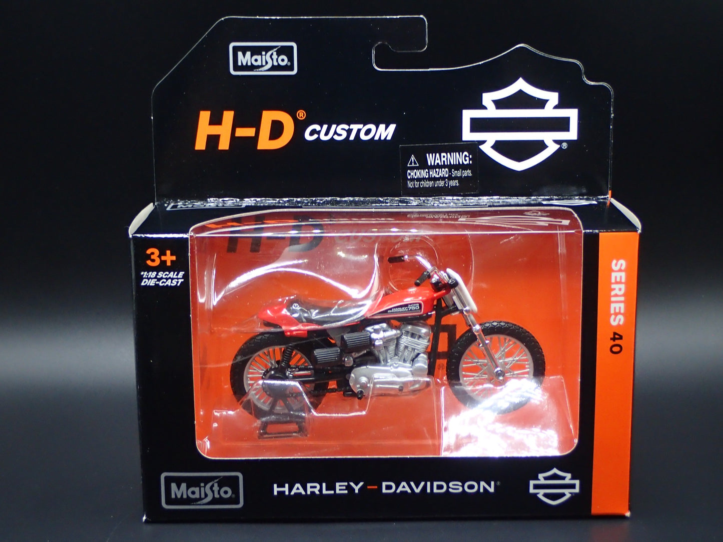 1972 72 XR750 RACING BIKE HARLEY DAVIDSON MAISTO SERIES 40 1/18 MOTORCYCLE MODEL