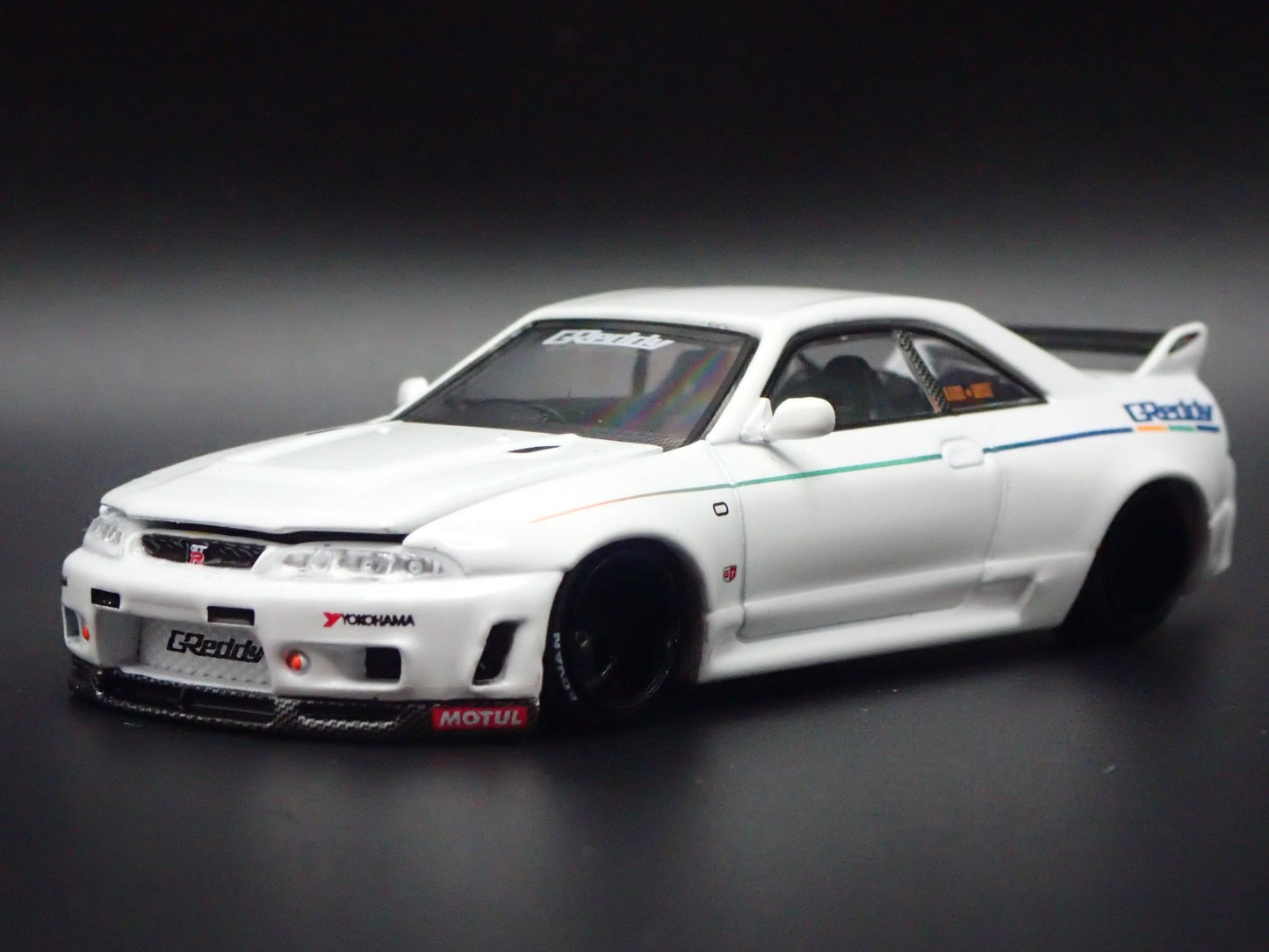 1993-1998 NISSAN SKYLINE GTR R33 GREDDY KAIDO HOUSE 1:64 SCALE DIECAST MODEL CAR
