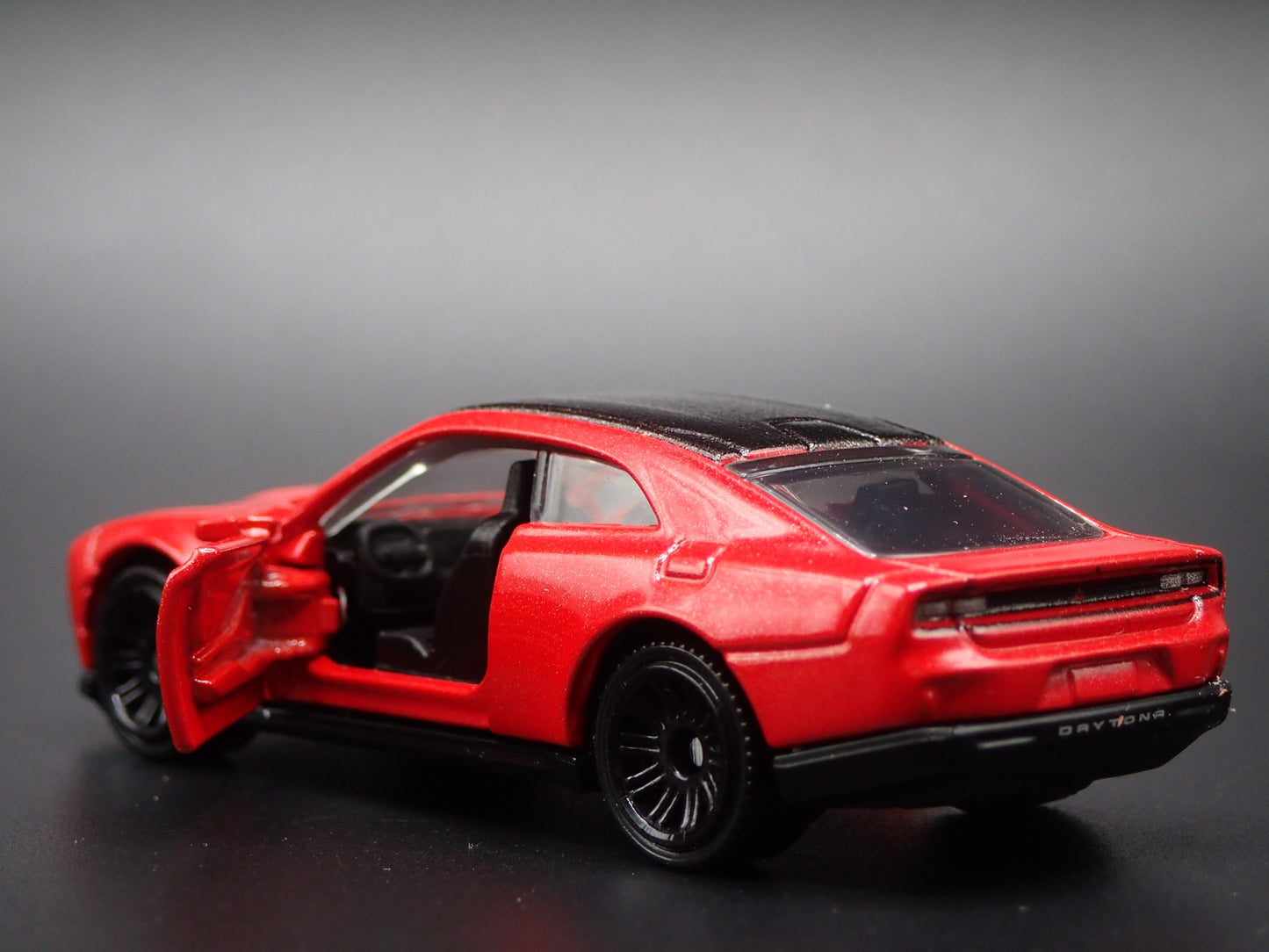 2024-2025 DODGE CHARGER RT EV ELECTRIC RED 1:64 SCALE DIORAMA DIECAST MODEL CAR