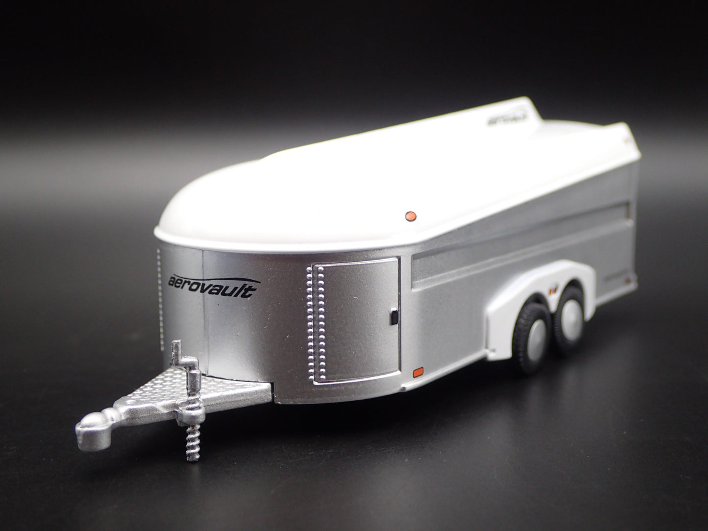 AEROVAULT MKII ENCLOSED CAR HAULER TRAILER OPENING DOOR 1:64 SCALE DIECAST MODEL