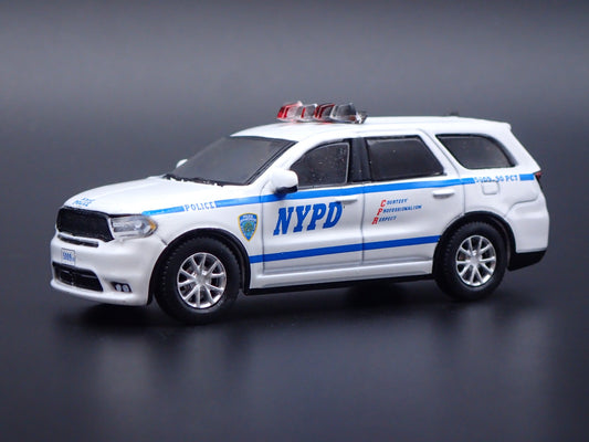 2019 19 DODGE DURANGO NYPD NEW YORK POLICE 1:64 SCALE DIORAMA DIECAST MODEL CAR