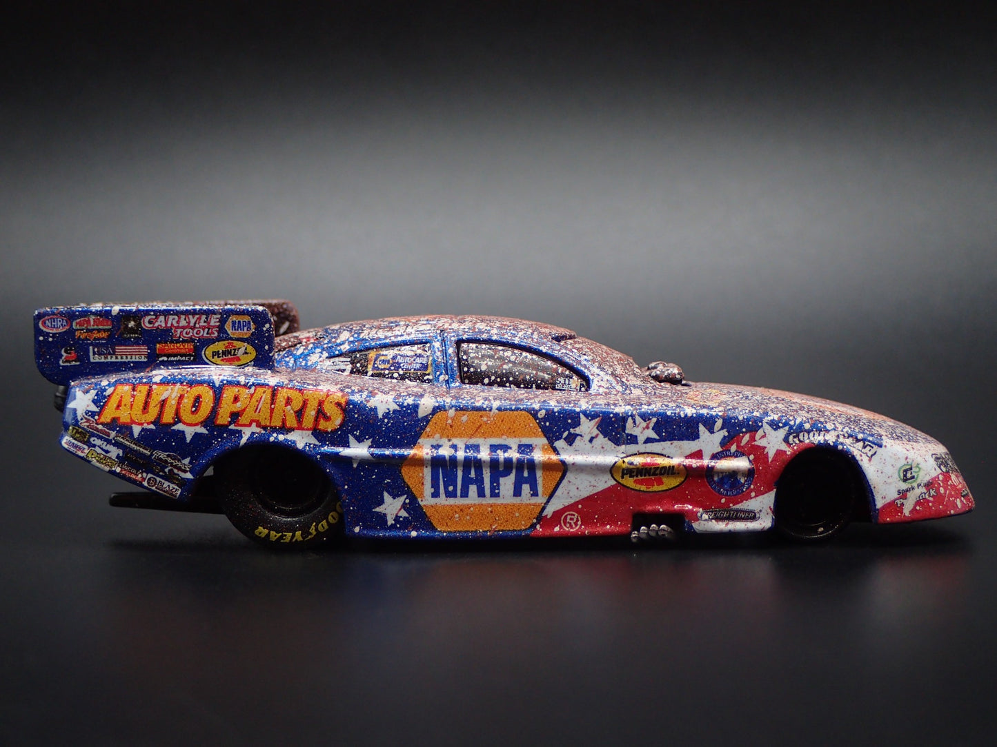 2017 17 RON CAPPS NHRA FUNNY CAR NAPA AUTOPARTS 1:64 SCALE DIECAST MODEL CAR