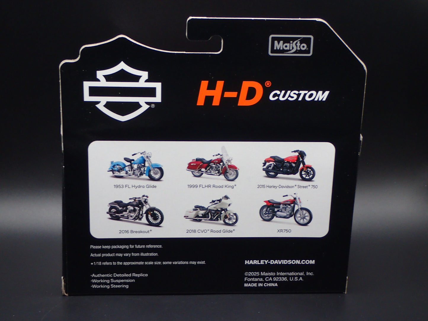 1972 72 XR750 RACING BIKE HARLEY DAVIDSON MAISTO SERIES 40 1/18 MOTORCYCLE MODEL