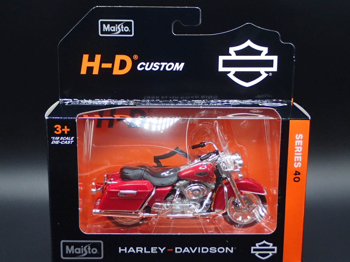 1999 99 FLHR ROAD KING HARLEY DAVIDSON MOTORCYCLE MAISTO SERIES 40 1:18 MODEL