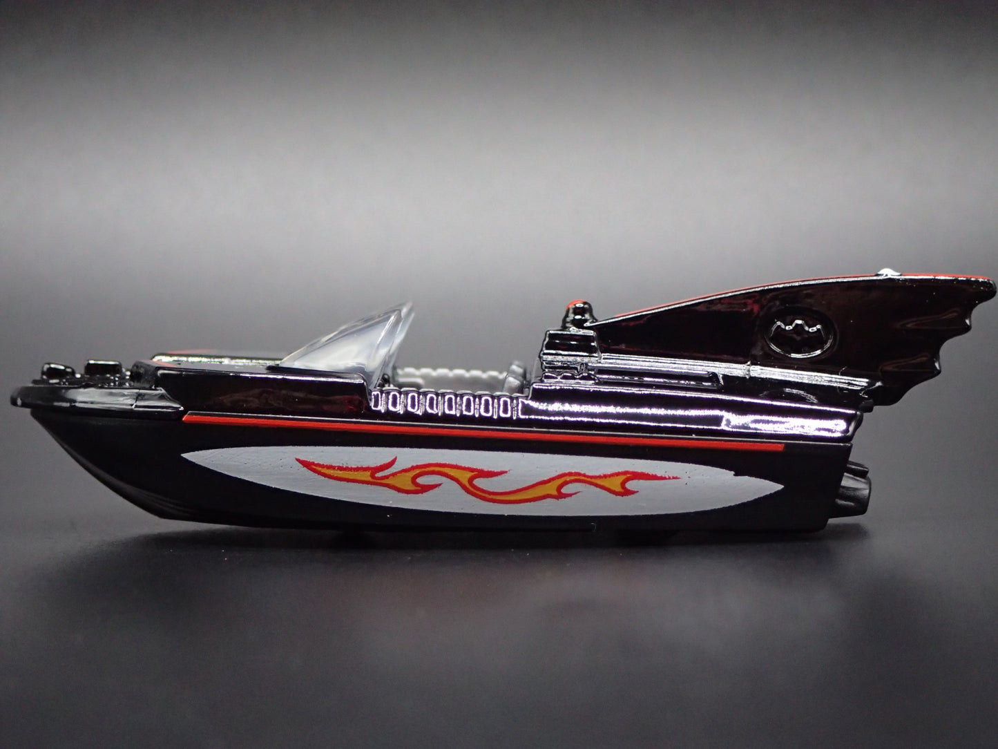1966 66 BATMAN BAT BOAT ADAM WEST BLACK 1/64 SCALE COLLECTIBLE DIECAST MODEL CAR