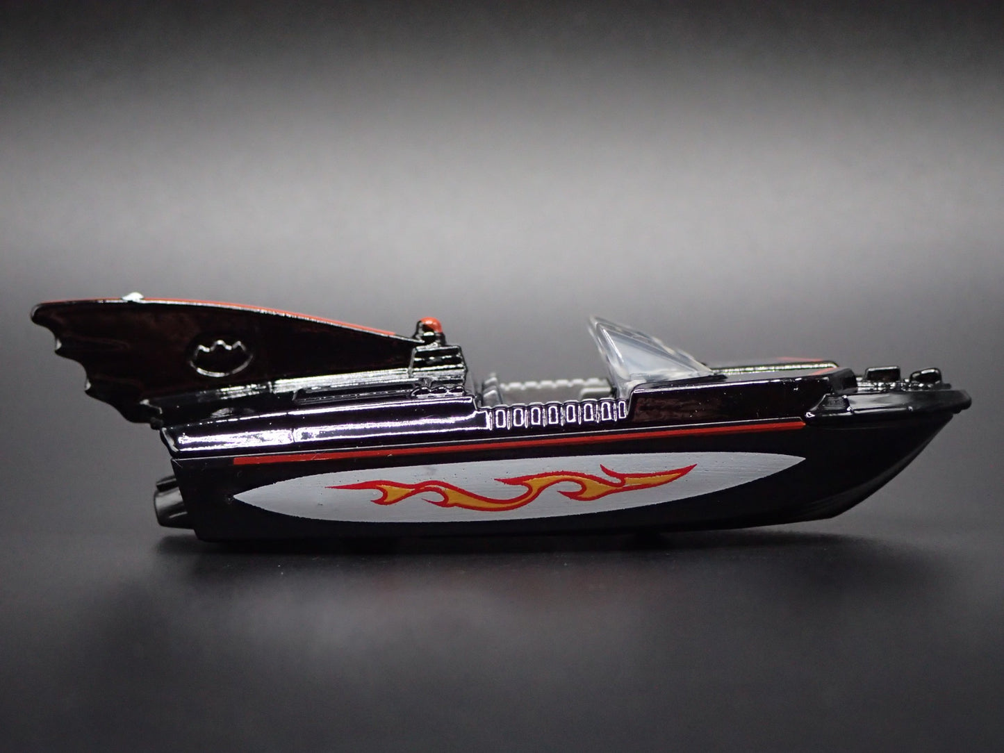 1966 66 BATMAN BAT BOAT ADAM WEST BLACK 1/64 SCALE COLLECTIBLE DIECAST MODEL CAR
