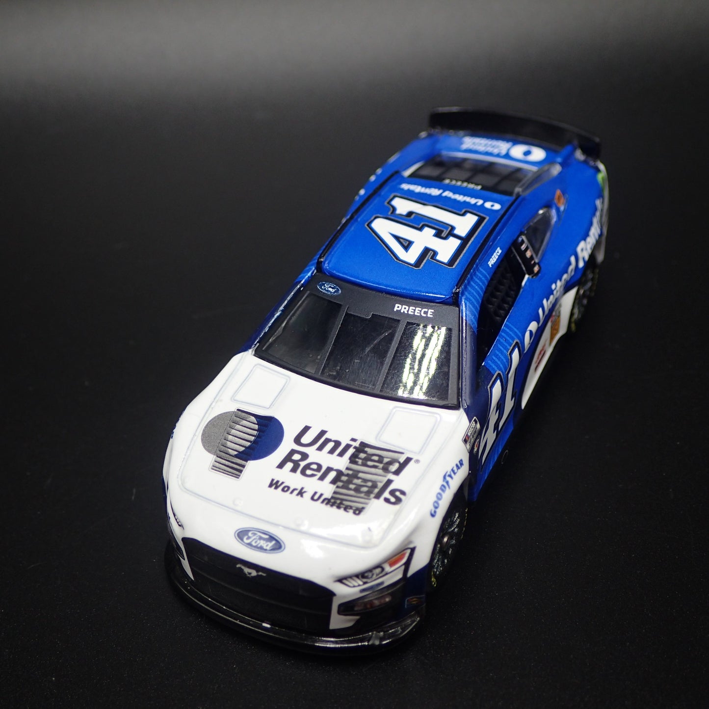 2023 23 FORD MUSTANG 41 RYAN PREECE UNITED RENTALS NASCAR 1:64 DIECAST MODEL CAR
