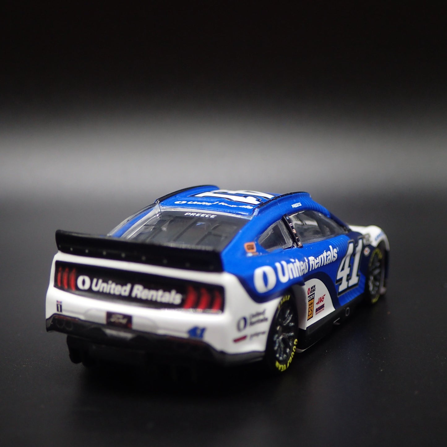 2023 23 FORD MUSTANG 41 RYAN PREECE UNITED RENTALS NASCAR 1:64 DIECAST MODEL CAR