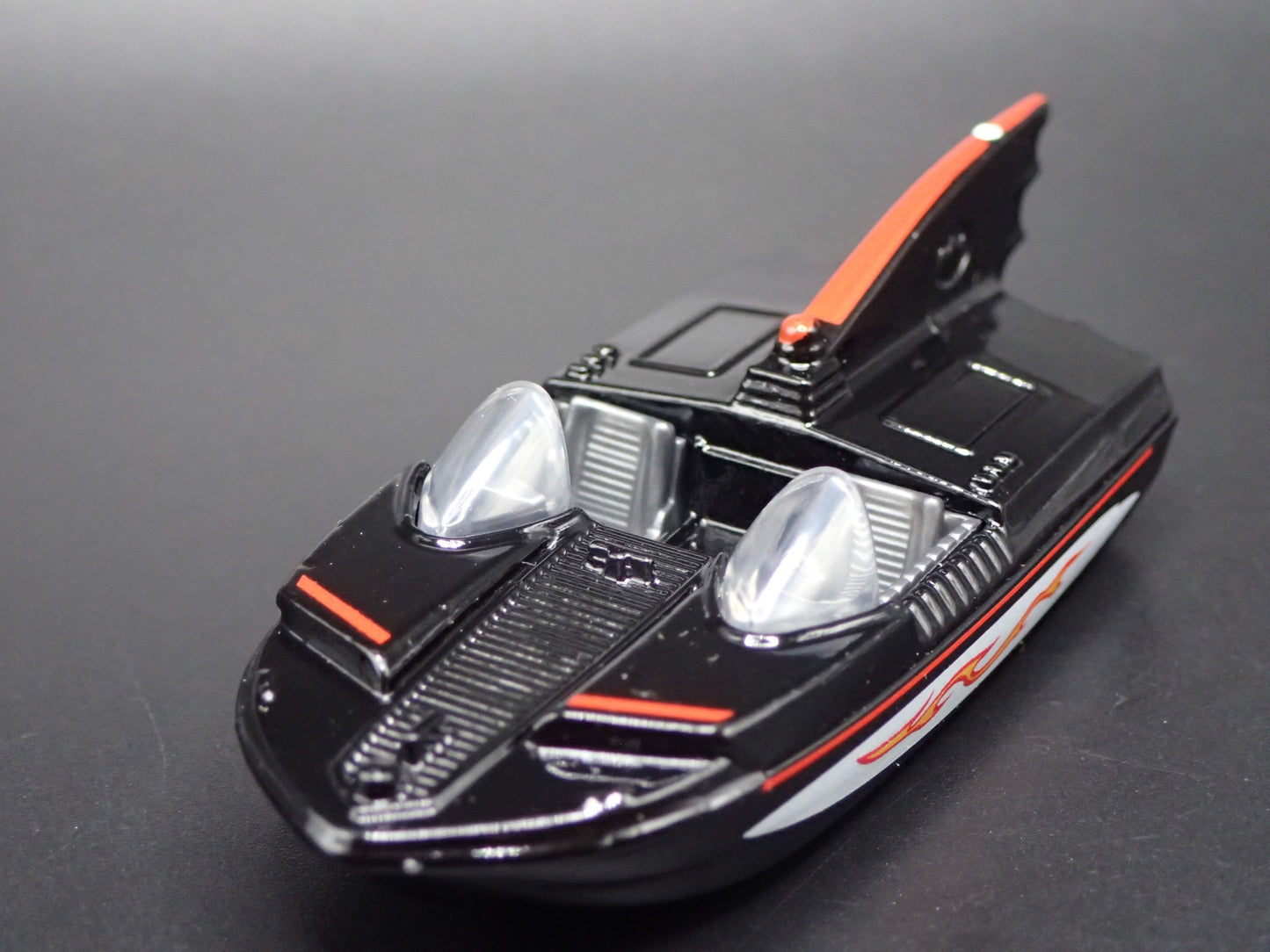 1966 66 BATMAN BAT BOAT ADAM WEST BLACK 1/64 SCALE COLLECTIBLE DIECAST MODEL CAR