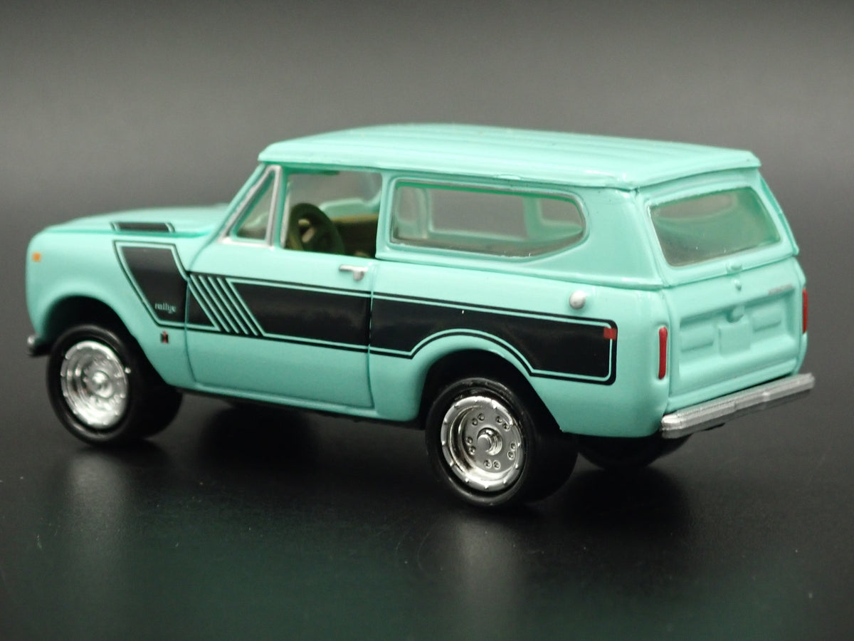 1979 INTERNATIONAL SCOUT II 4X4 RARE 1:64 SCALE DIORAMA DIECAST MODEL CAR-Burning Rubber Toy Company