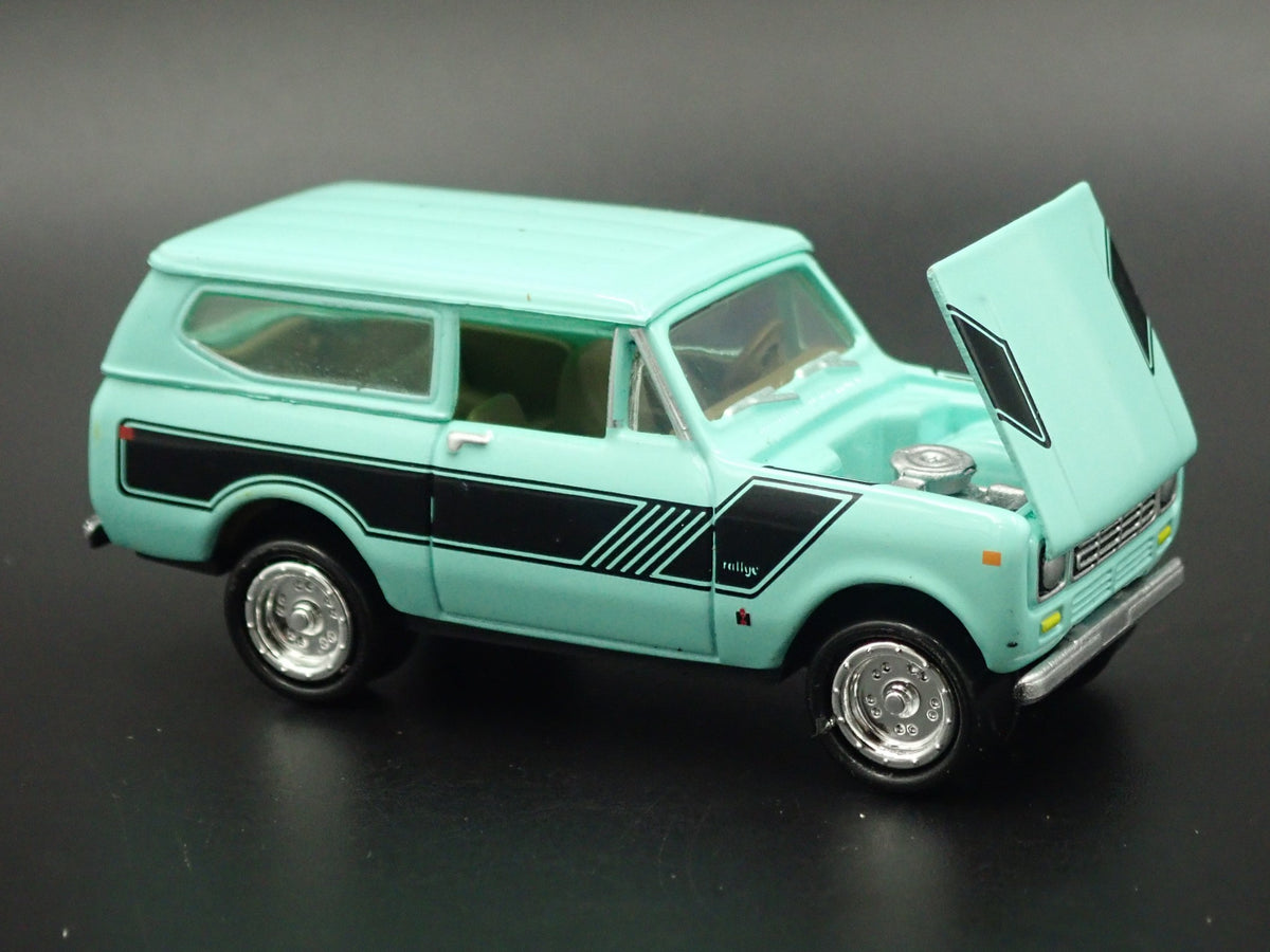 1979 INTERNATIONAL SCOUT II 4X4 RARE 1:64 SCALE DIORAMA DIECAST MODEL CAR-Burning Rubber Toy Company
