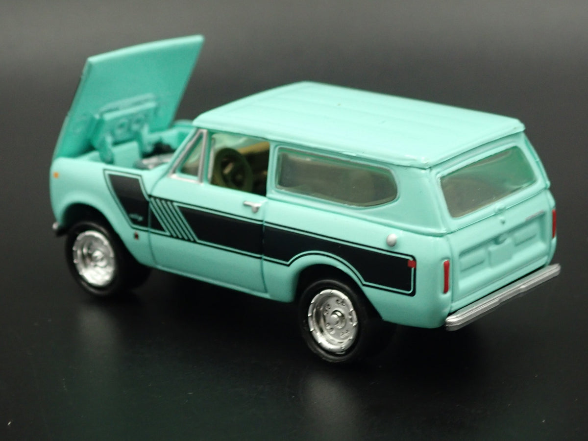 1979 INTERNATIONAL SCOUT II 4X4 RARE 1:64 SCALE DIORAMA DIECAST MODEL CAR-Burning Rubber Toy Company
