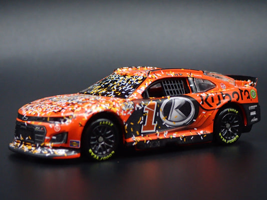 2024 CHEVY CAMARO ZL1 #1 ROSS CHASTAIN KUBOTA WIN NASCAR 1:64 DIECAST MODEL CAR
