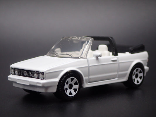 1979-1993 VW VOLKSWAGEN GOLF MK1 WHITE 1:64 SCALE DIORAMA DIECAST MODEL CAR