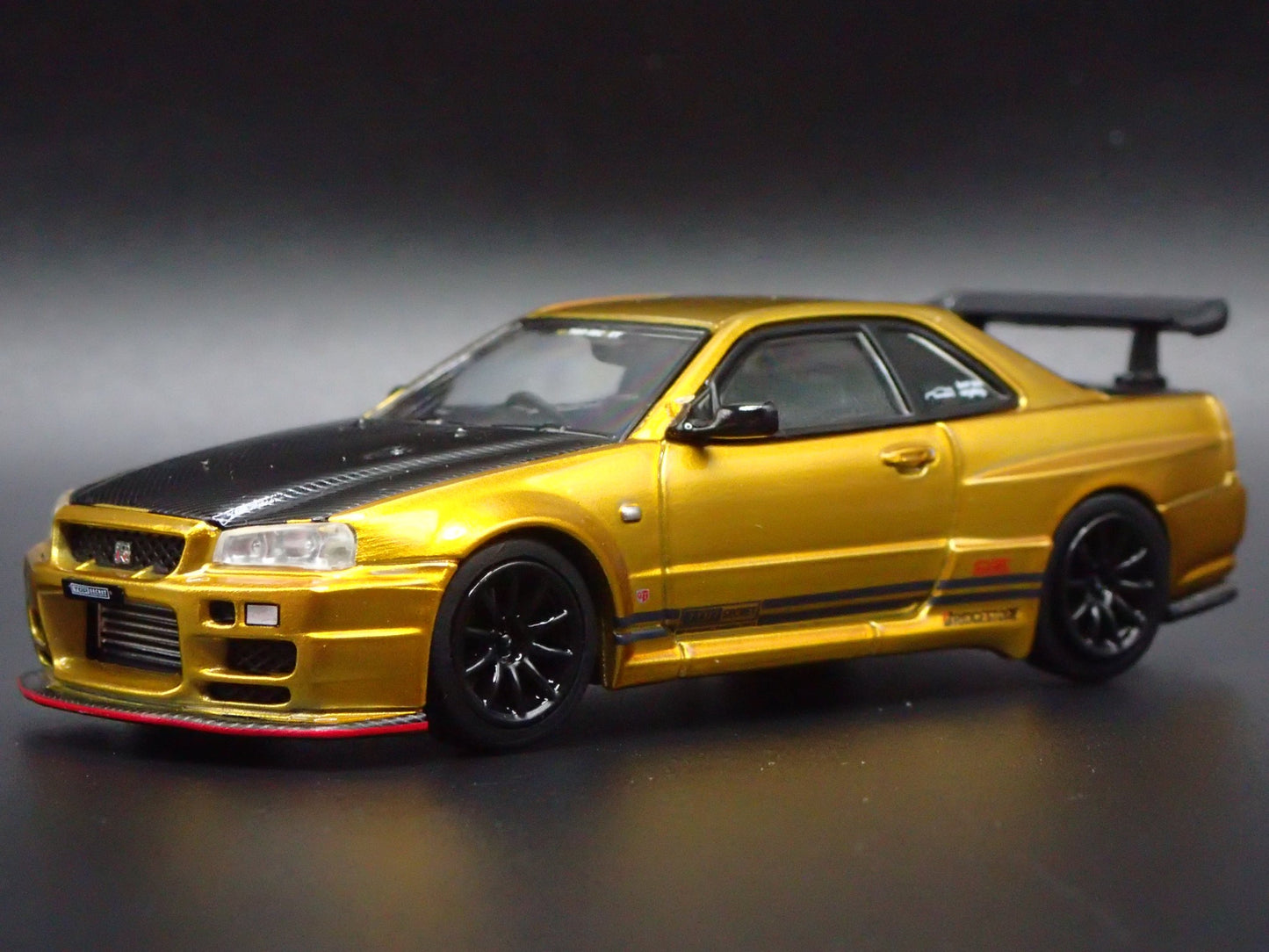 1999-2002 NISSAN SKYLINE GTR R34 TOP SECRET TOKYO 1:64 SCALE DIECAST MODEL CAR