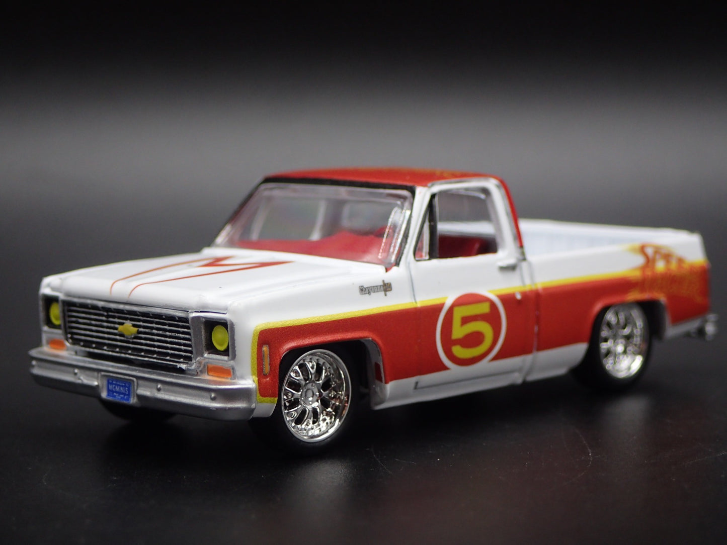 1973 73 CHEVY CHEVROLET SILVERADO SQUARE BODY TRUCK 1/64 SCALE DIECAST MODEL CAR
