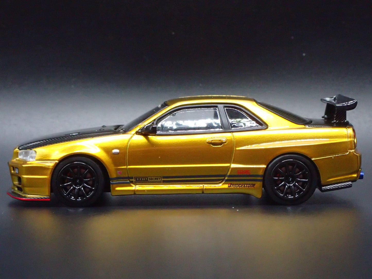 1999-2002 NISSAN SKYLINE GTR R34 TOP SECRET TOKYO 1:64 SCALE DIECAST MODEL CAR